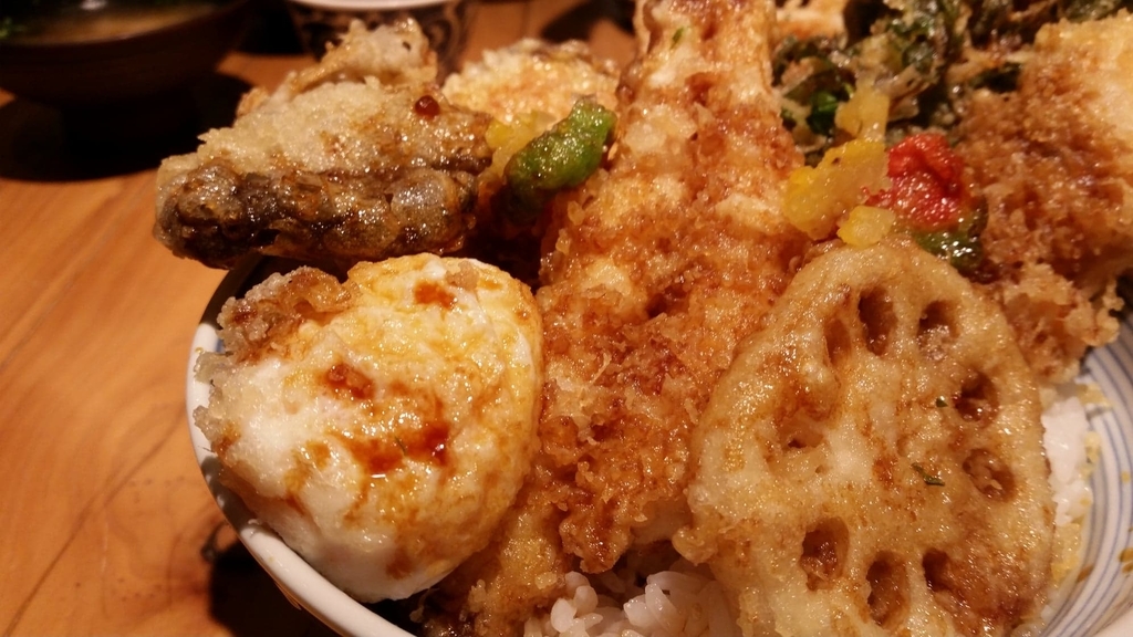 トップの秋天丼