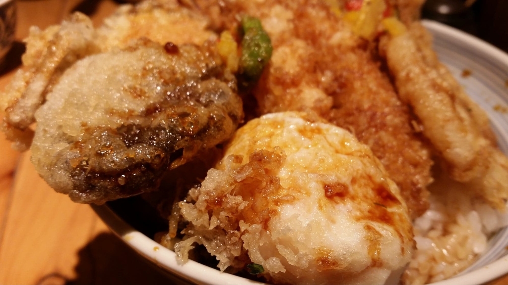 秋天丼のアップ②