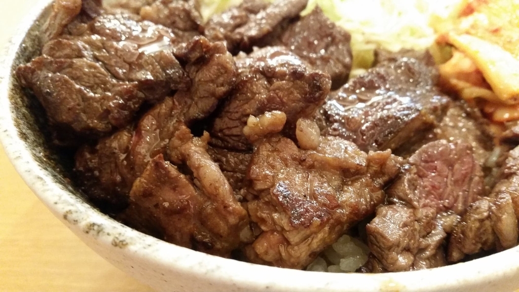 記事トップの肉丼画像