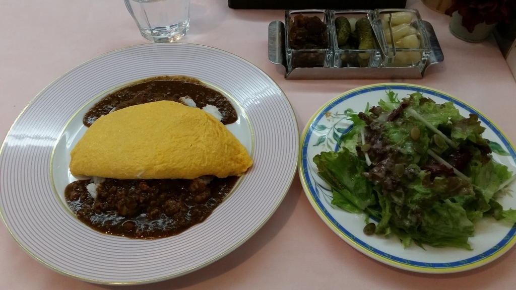 ドライキーマカレーふわとろオムレツのせ