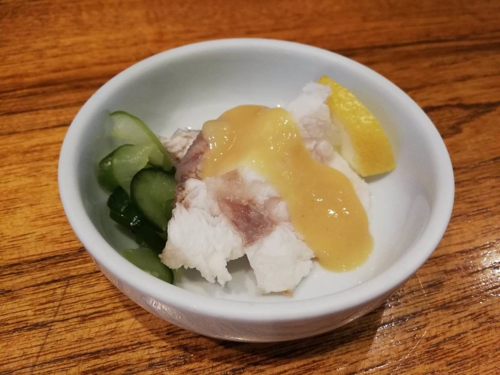 長崎『吉宗本店』の吉宗定食の、酢味噌の小鉢の写真