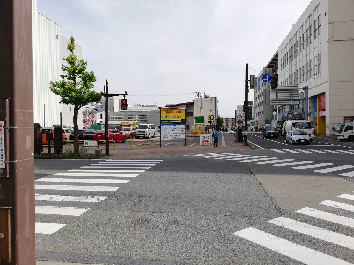 秋田駅中央口から秋田市民市場への行き方写真⑨