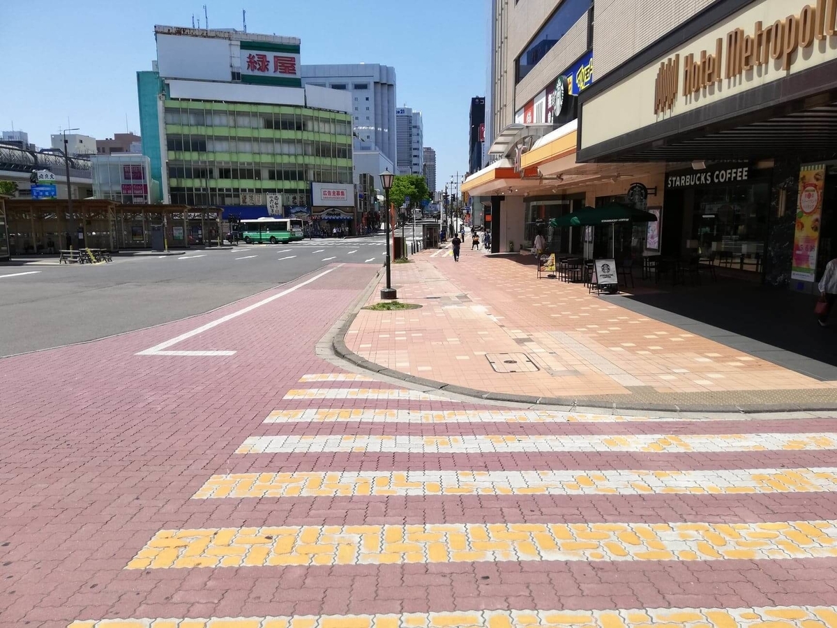 秋田駅から『秋田きりたんぽ屋大町分店』への行き方写真(3)