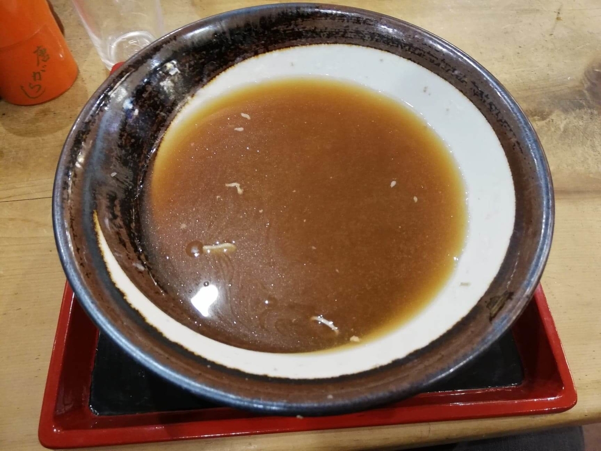 『浅草角萬』の蕎麦湯の写真