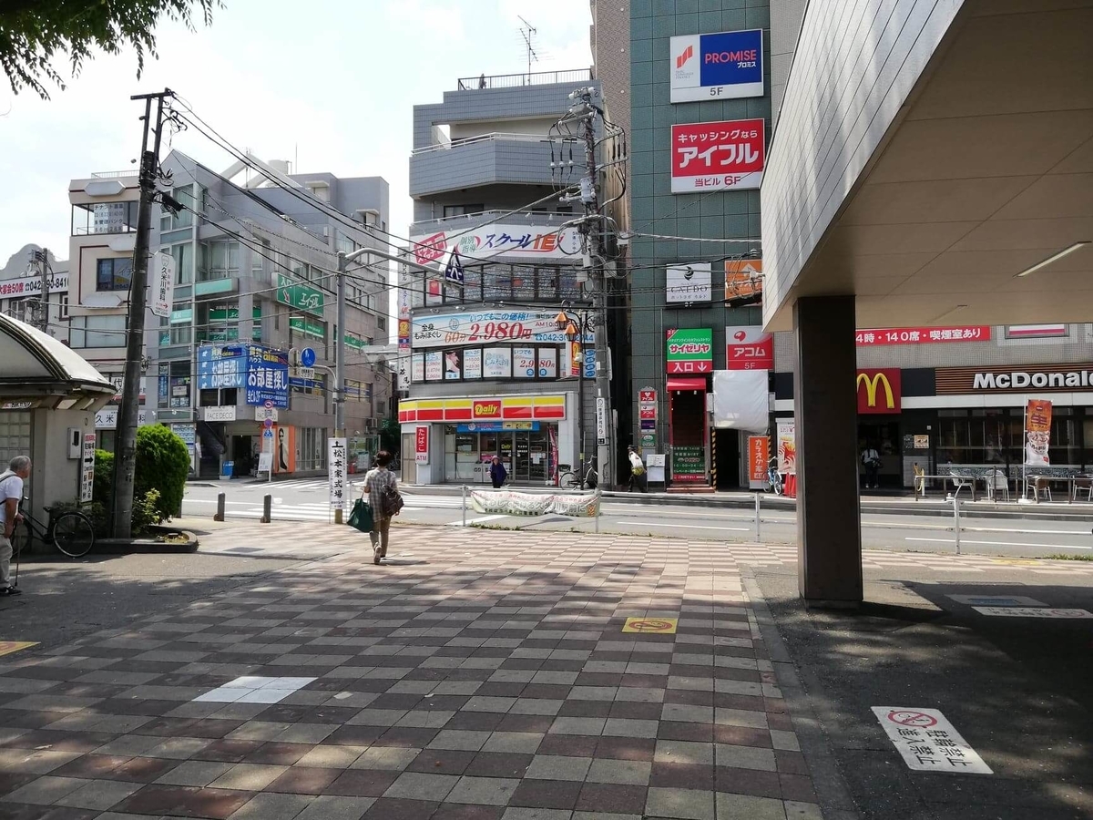 久米川駅前の風景写真①