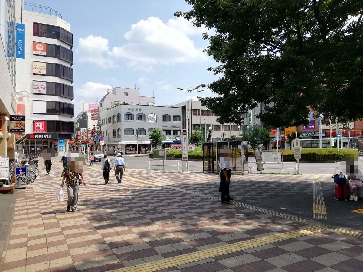 久米川駅前の風景写真②