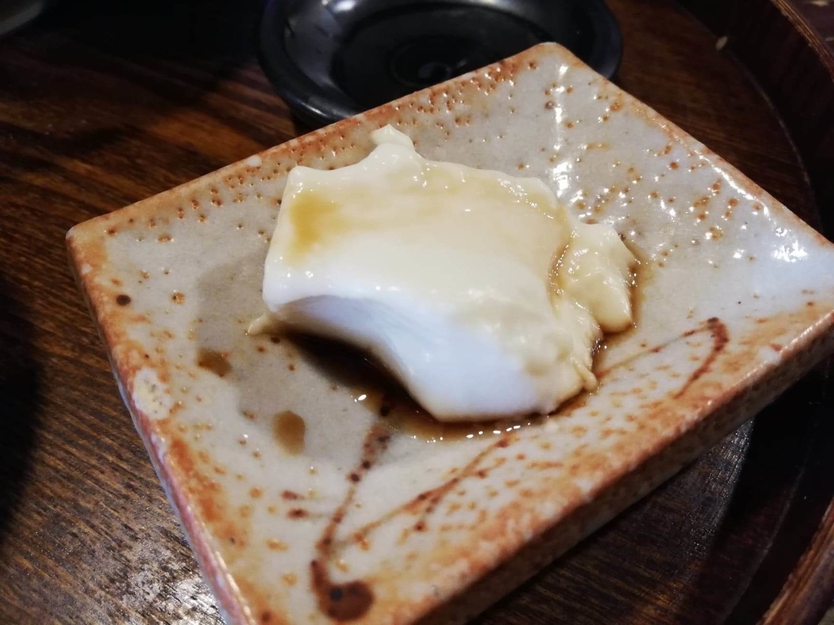 長野県松本市中町通り『食い飲み屋 BUN』の豆腐の写真