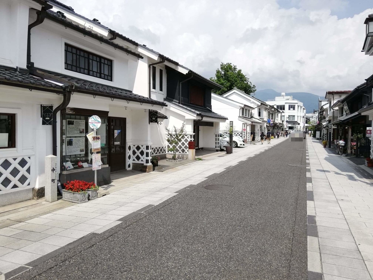 長野県松本市中町通りの景観写真①