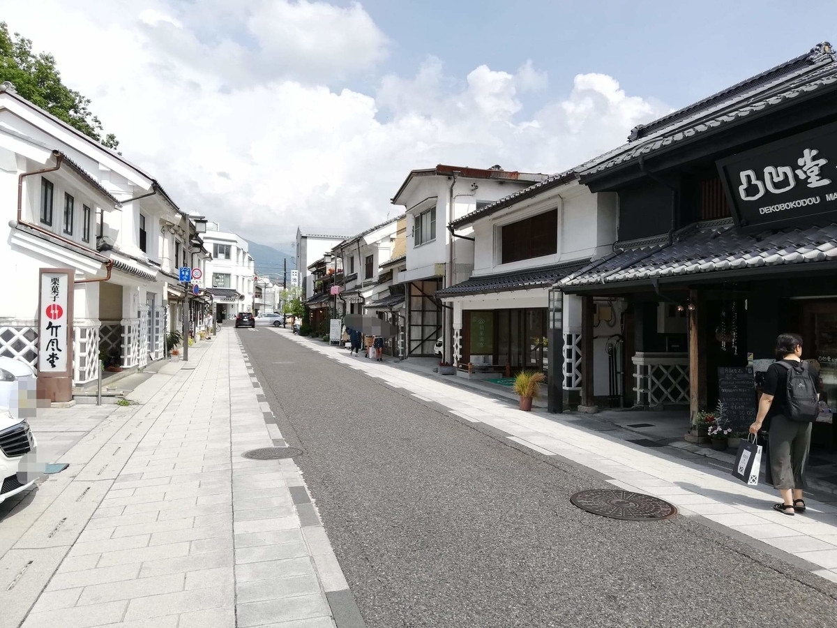 長野県松本市中町通りの景観写真②