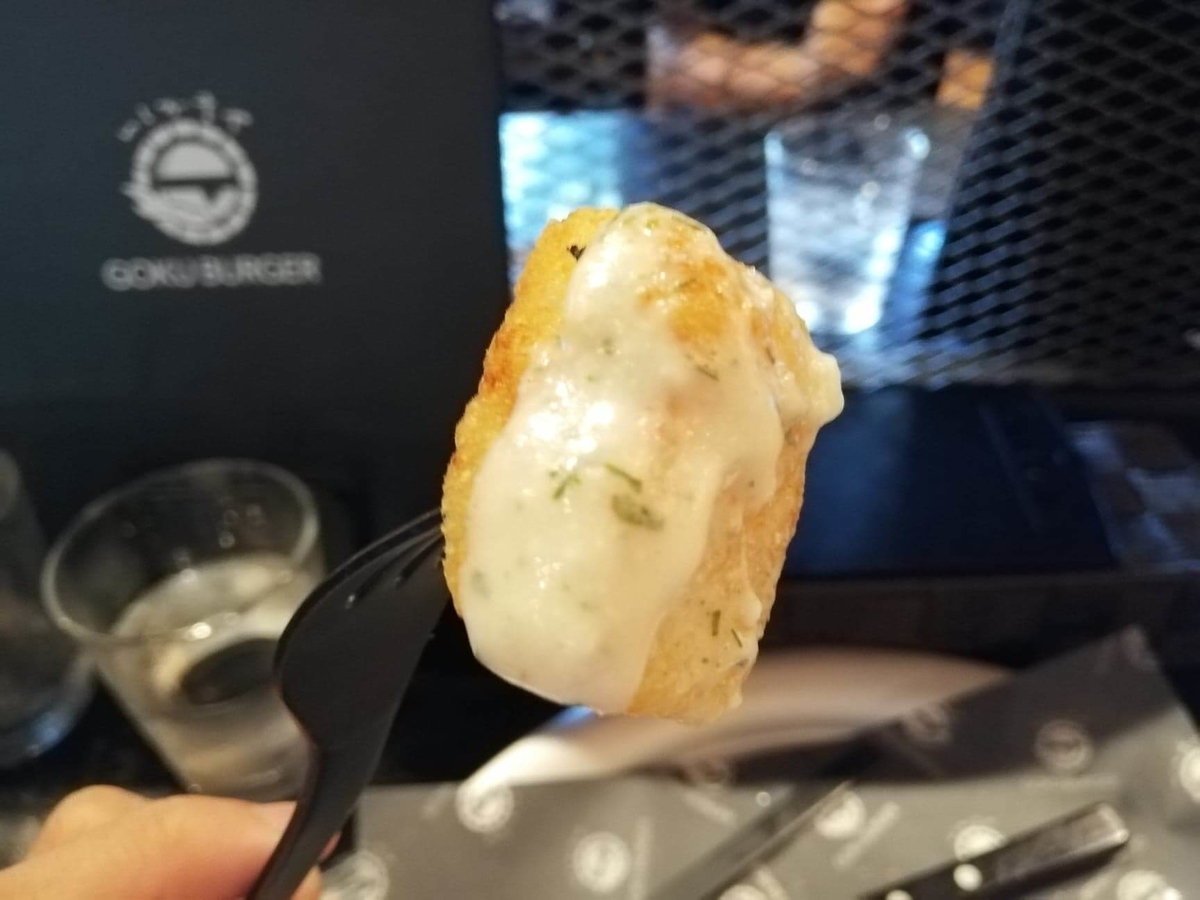 表参道『いしがまや GOKU BURGER(ゴクバーガー)』のポテトの写真