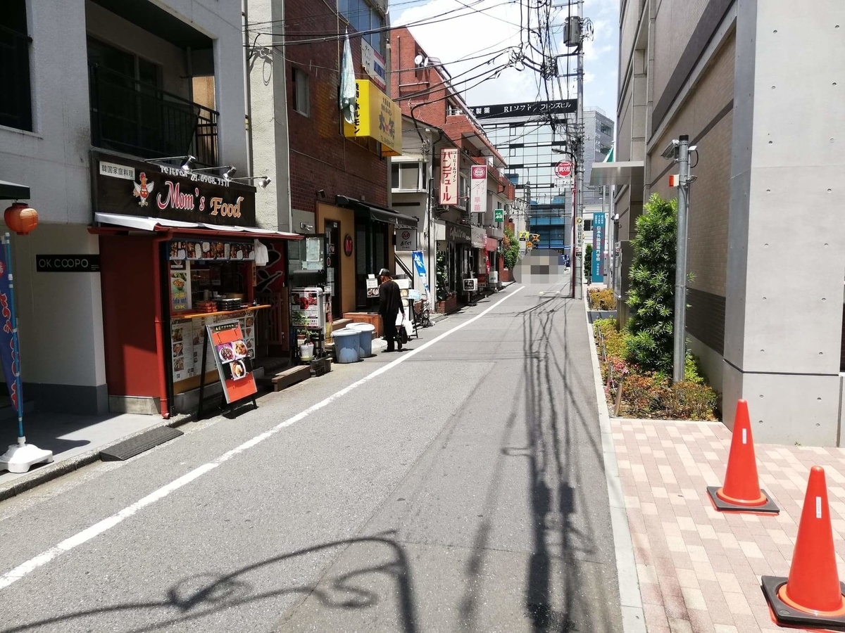 高田馬場駅から『キッチンニュー早苗』への行き方写真⑦