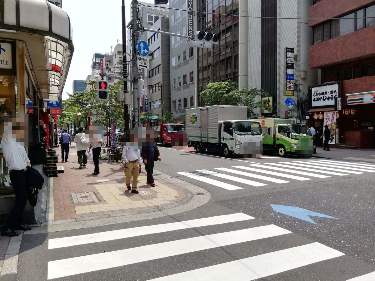 新橋駅から『洋食すいす』への行き方写真（6）