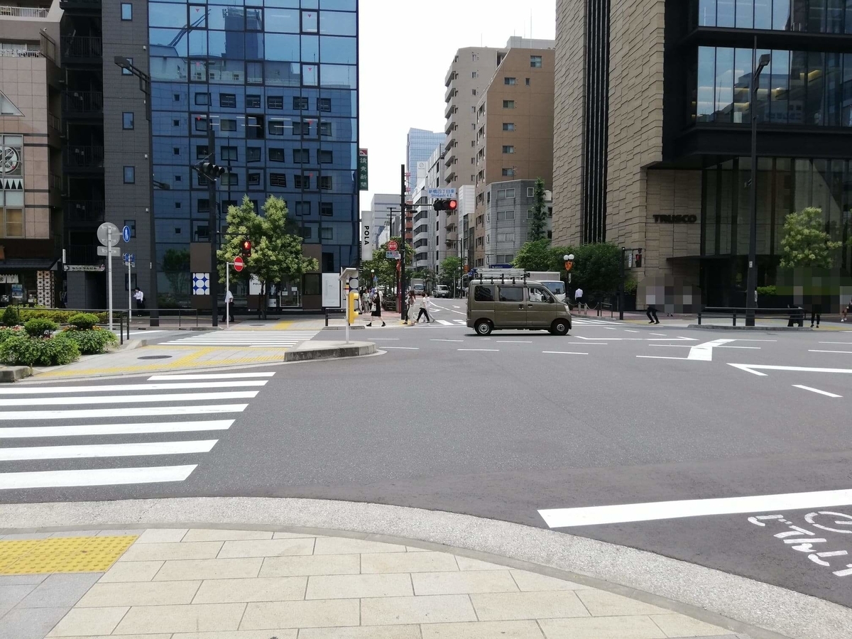 新橋駅から『洋食すいす』への行き方写真（8）