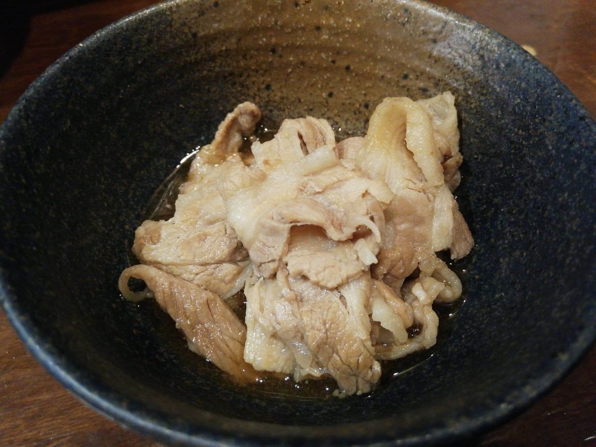 東中野『阿波や壱兆』の壱兆肉の写真