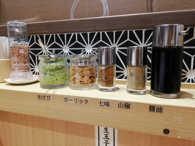 大阪『ビフテキ重・肉飯 ロマン亭』の薬味の写真