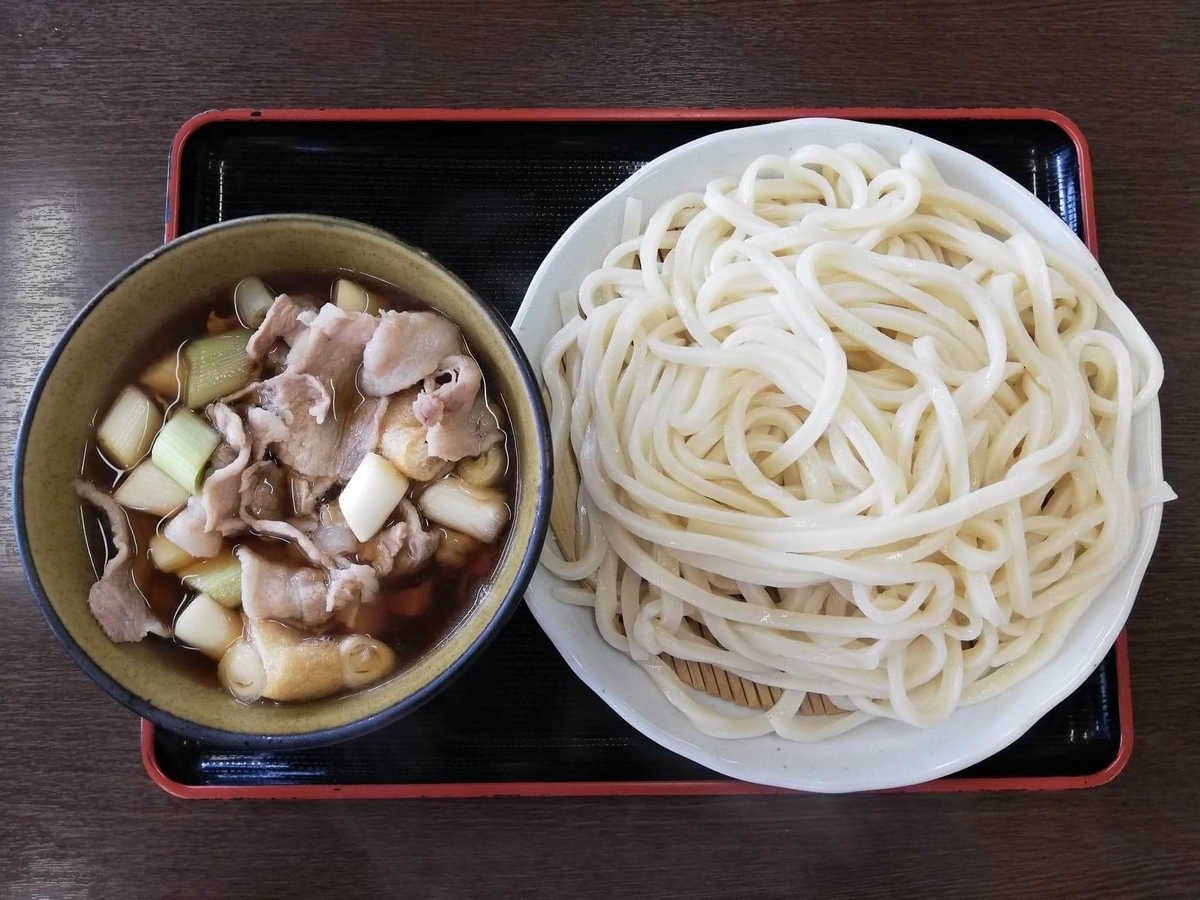 川越『藤店うどん』の肉汁うどんの写真