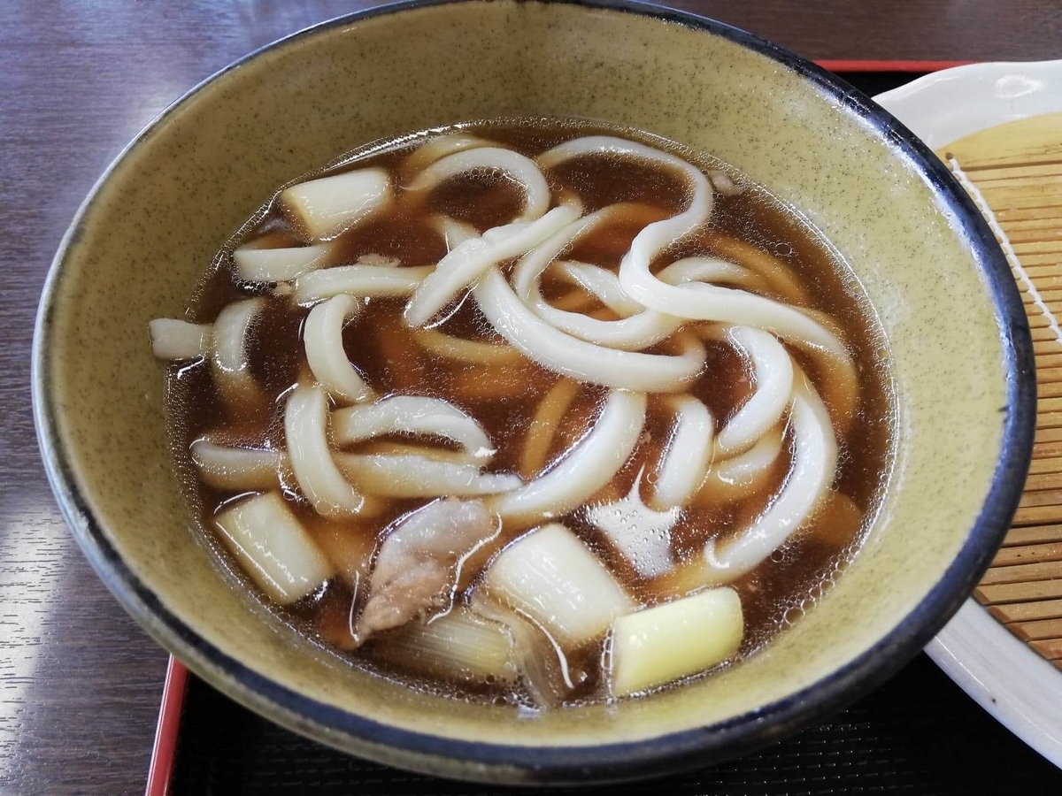 川越『藤店うどん』の肉汁うどんの写真