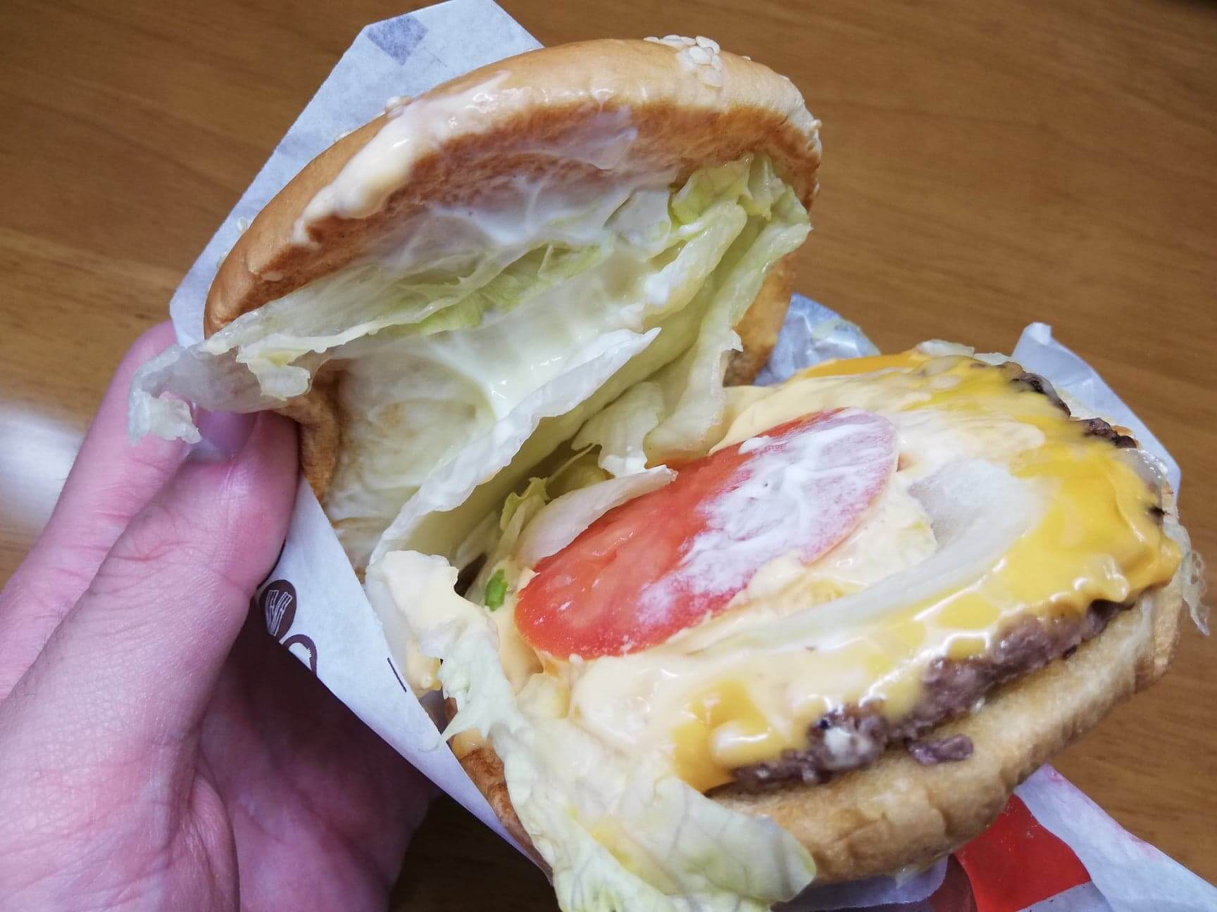 バーガーキングの『クアトロチーズワッパーJr.』の写真